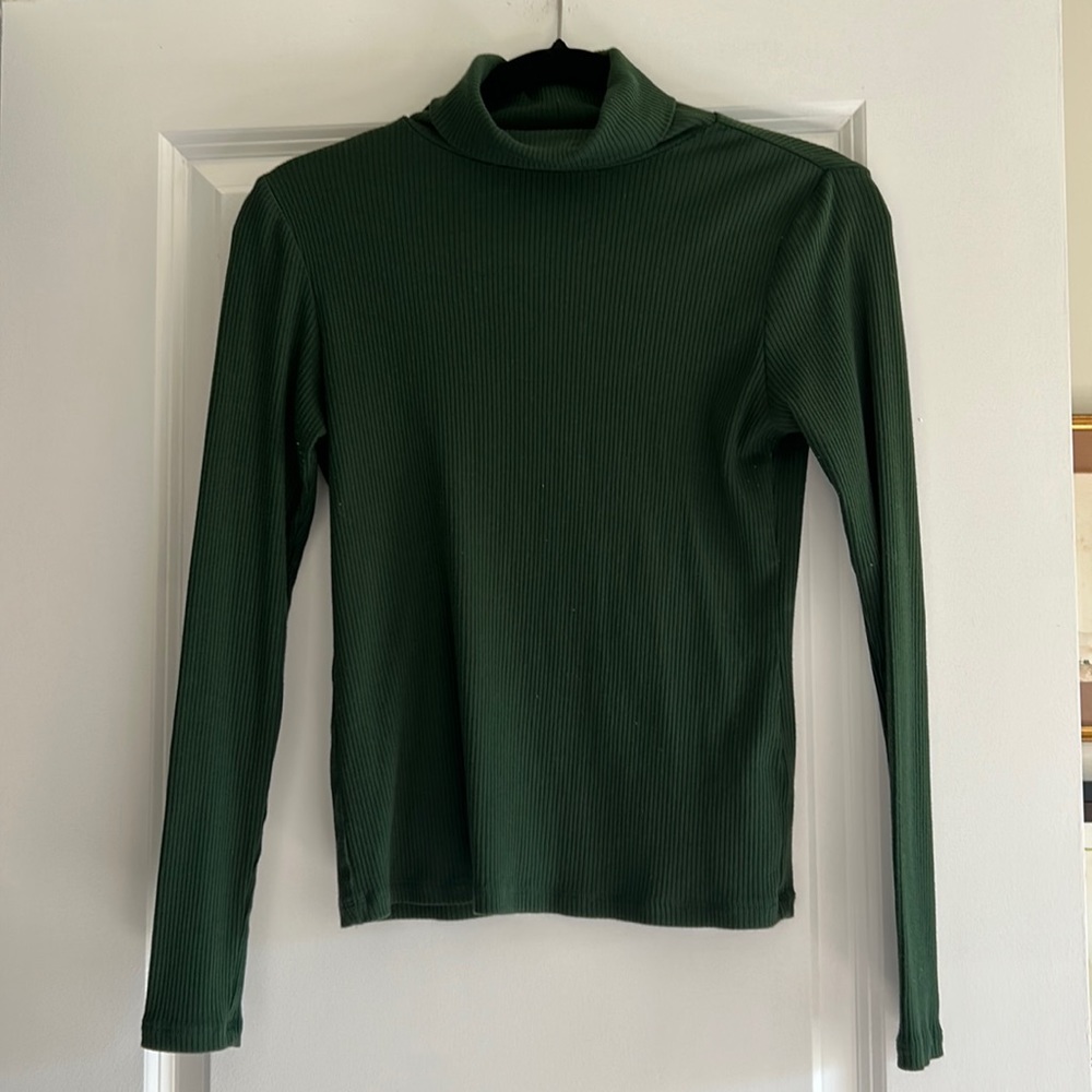 Ribbed Turtle Neck